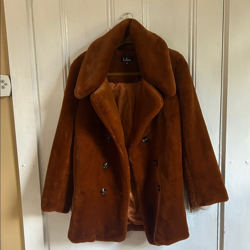 Lulu's Brown Teddy Jacket